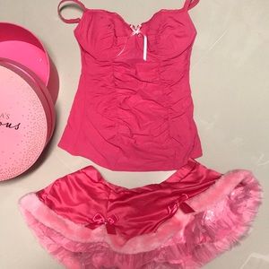 Santa skirt and blouse